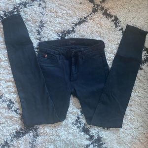 Hudson black super skinny jeans